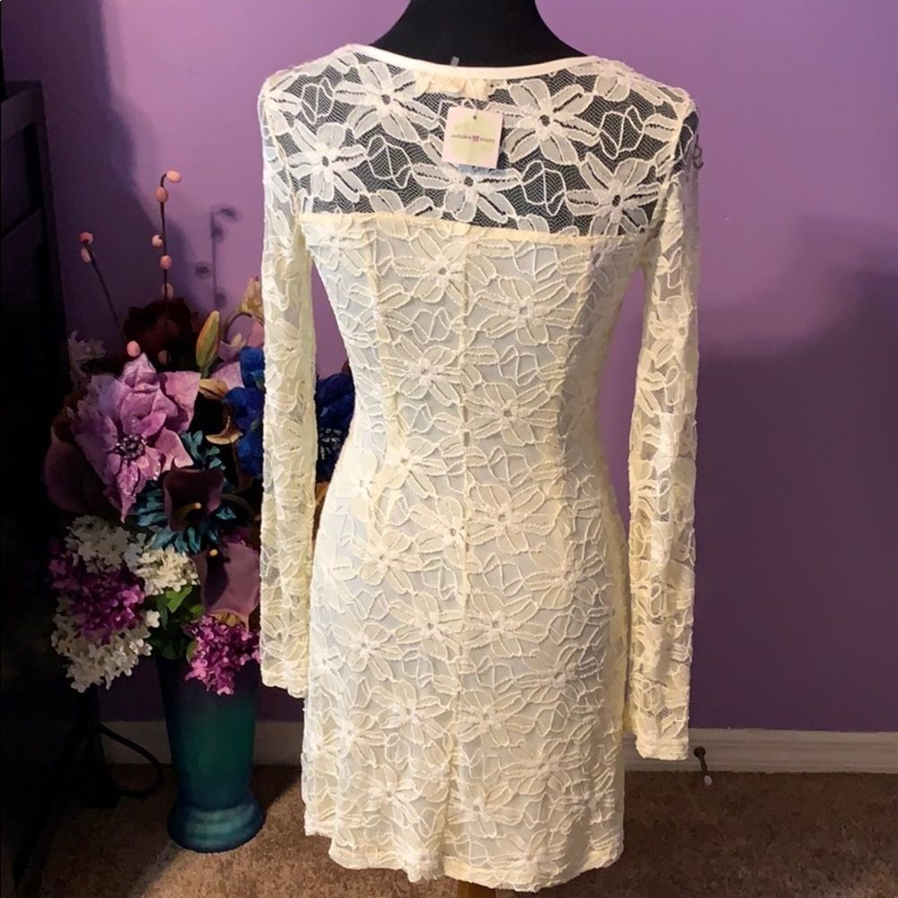 Alter’d State lace long sleeve sheath dress. Small - Picture 5 of 8